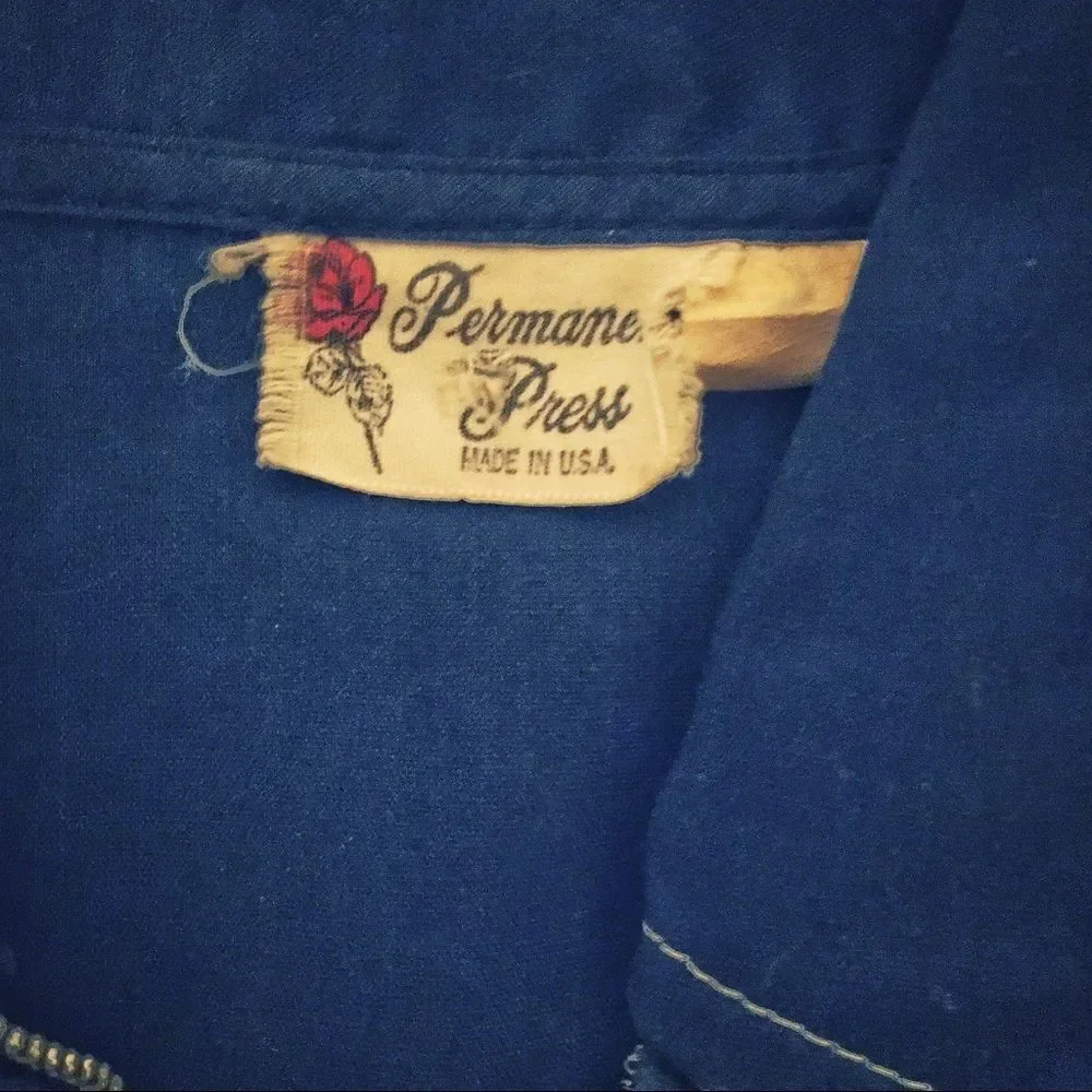 Vintage Permanent Press Brand Men’s Shirt
